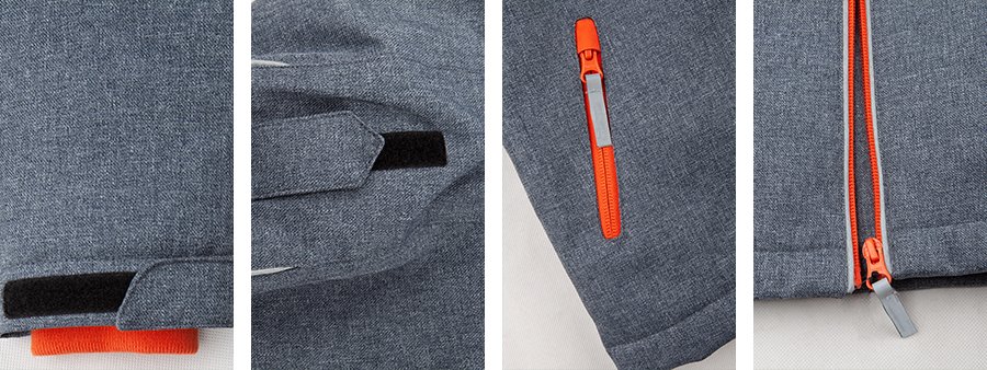 Boy Ski jacket detail
